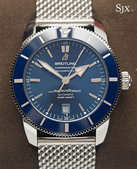 breitling superocean heritage 46 blue replica|breitling superocean heritage review.